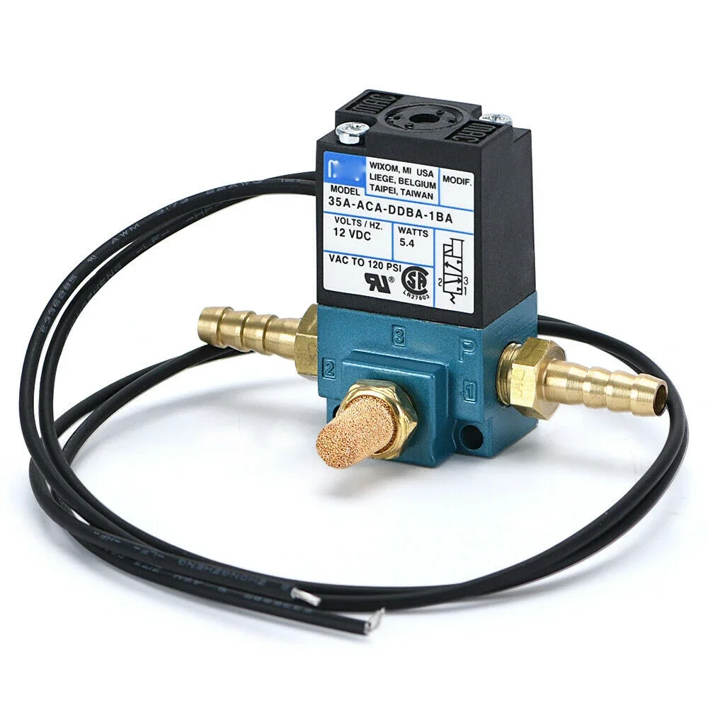 OYOTE New Brass Fitting Muffler Connectors for MAC Electronic Boost Control Solenoid Valve