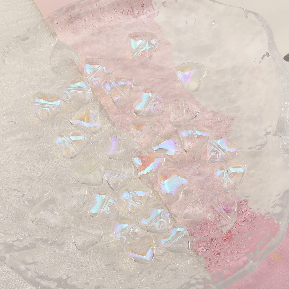 Cordial Design Crystal Material/Jewelry Findings & Components/AB Plating/Hand Made Beads/Heart Shape/DIY Beads Making - cordial