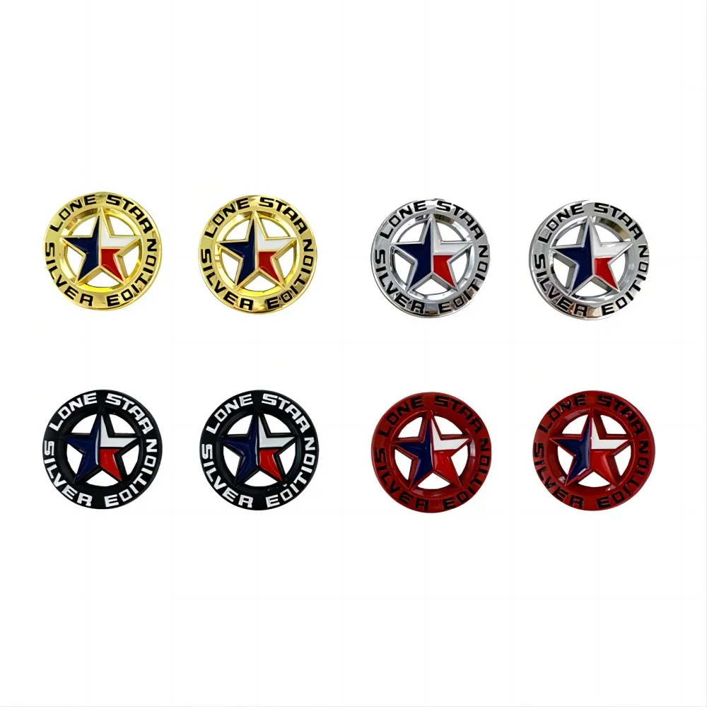 Adesivi Per Auto In Lega Di Zinco Logo A Cinque Punte Star Badge Trunk Emblem Decorazione Per Vw Golf Mk4 Ford Audi Scania Tuning Accessori