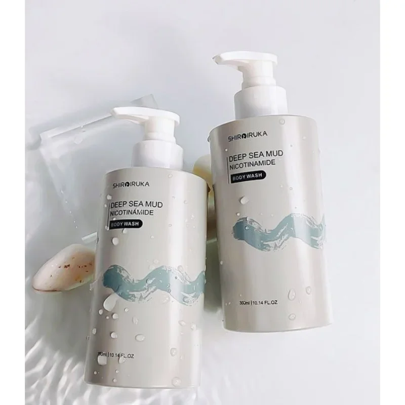 DEEP SEA MUD NICOTINAMIDE SHOWER Korean Premium Tone Up Body Wash Whitening Shower Gel