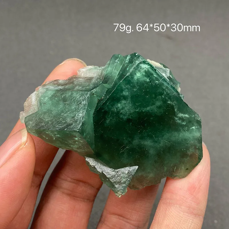 100% natural  Green fluorite raw stone mineral specimen healing crystal gem collection