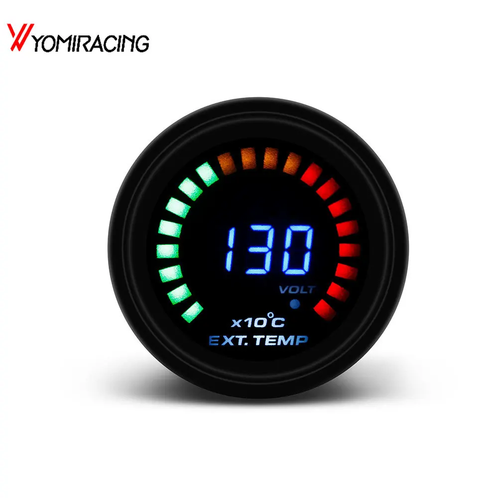 2" 52mm Digital 20 Led Egt Exhaust Gas Temp Gauge Auto Car Styling Egt