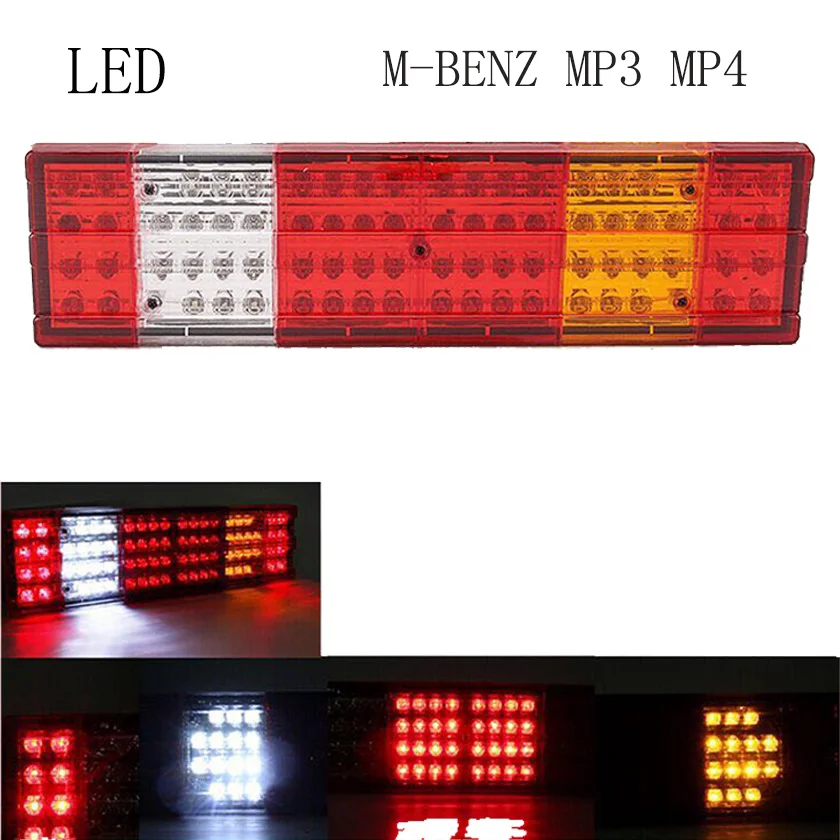 

24v Led European Truck Tail Lamp M-Benz Actros MP1 MP2 MP3 ATEGO AXOR European Truck Rear Lamp E APPROVE 0015436370 0015406270