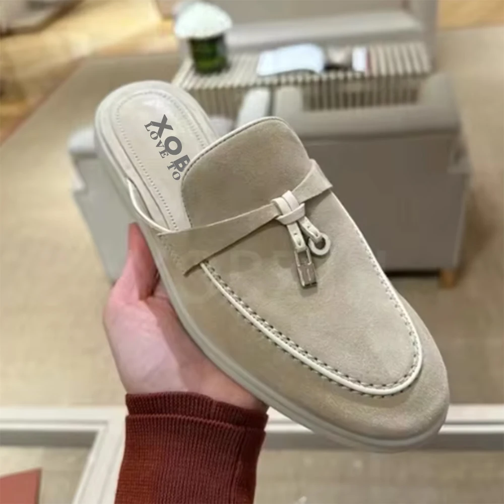 Suede Leather Women's Loafers Summer Slip-on Causal Moccasin Shoes Comfortable Sneaker Lazy Flat Shoes for Men women shoes women sneakers women flats casual shoes