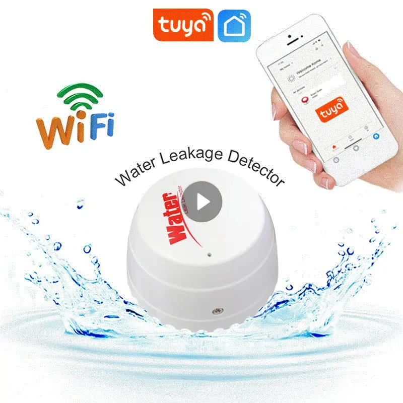 

433MHz Wireless Water Leakage Detector For Home Security Wifi / GSM Alarm System Water Sensor Alarm Intrusion Detector