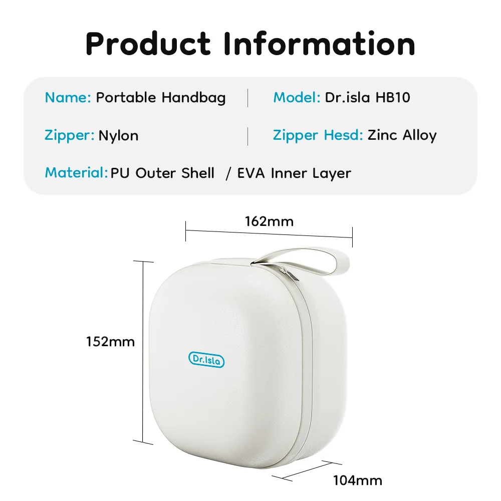 Dr.isla EVA Hard Case Wearable Breast Pump Box Protective Carrying Storage Bag Bottle Travel