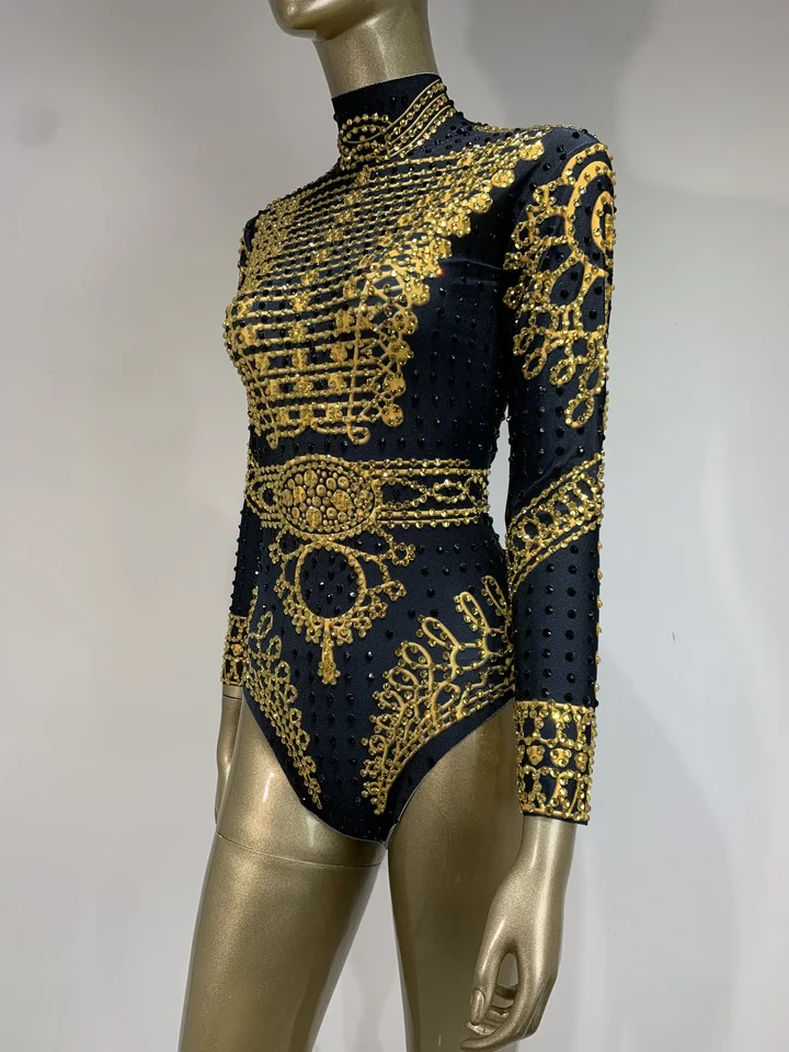 バレエ herpraha \"bodysuit with rhinestone Amazon.com: Youmeisha Sexy Fringe Rhinestone Perspective Mesh