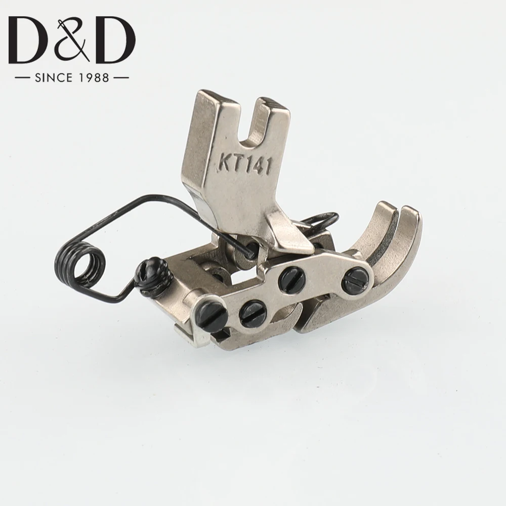 

D&D KT141 Hinged Presser Foot Fit Lockstitch Sewing Machine Front&Rear Interaction Through Cross Seam Extra-Thick Fabric