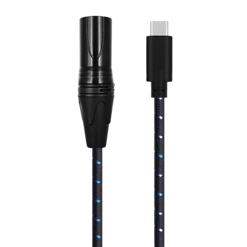 Premium Nylon Braided Type-C to XL Charging Cable for Smartphones & Tablets