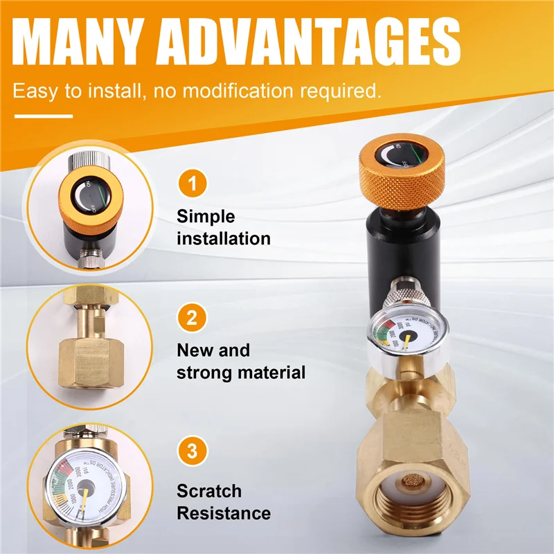 A69ETR21-4 Tocga320 Adapter Inflation Ventil W21.8-14-CO2 Tank Ventil Forsodastream Carbonator Adapter Inflation Ventil A – Detail 6