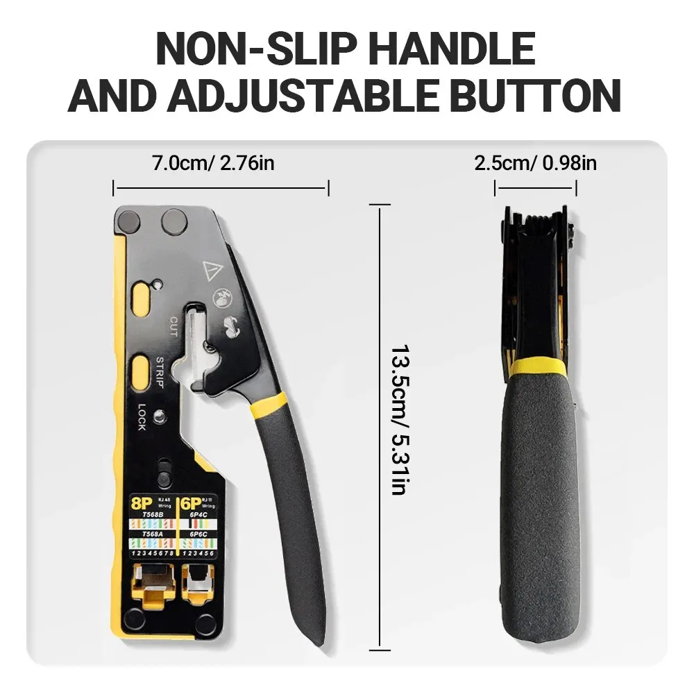 RJ45コネクター圧着工具+テスターのセット 楽天市場】LANケーブル自作