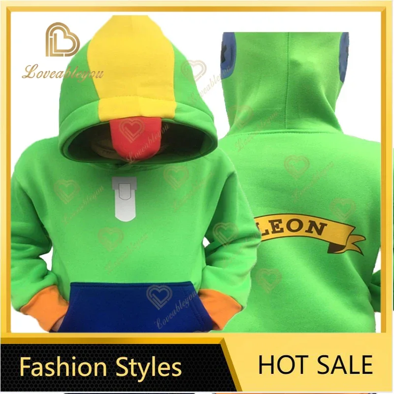 thumbnail image 1 of Sudaderas con capucha de anime para cosplay, camisetas con estampado 3D de 4 a 16 años, camisetas de manga corta, camisetas nuevas de dibujos animados de 2024, sudaderas con capucha de Leon Crow, 1 of 4