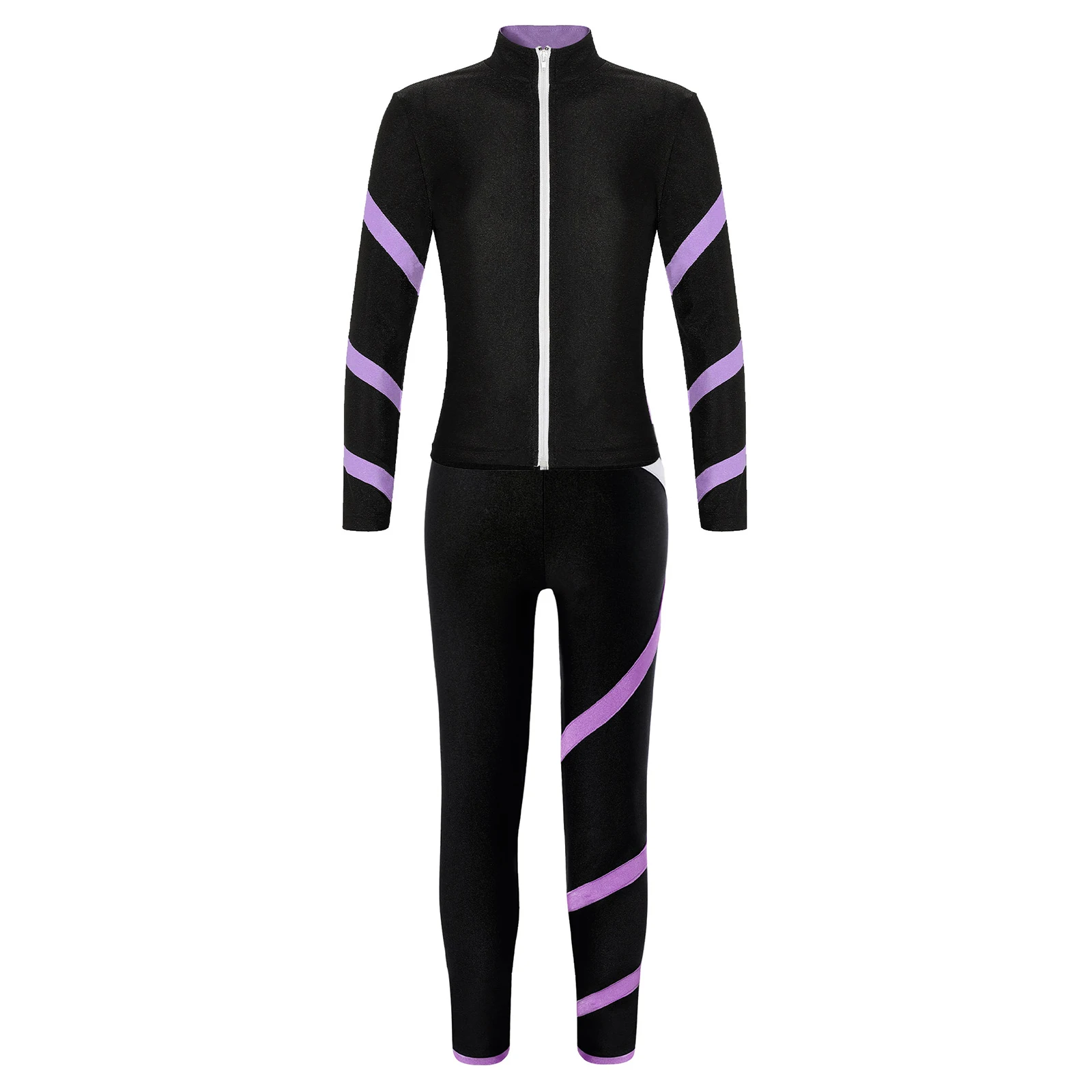 어린이 운동복 스포츠 복장 요가 세트 피겨 스케이팅 어린이 소녀 스포츠 체육복 십대 체조 운동 러닝 복장