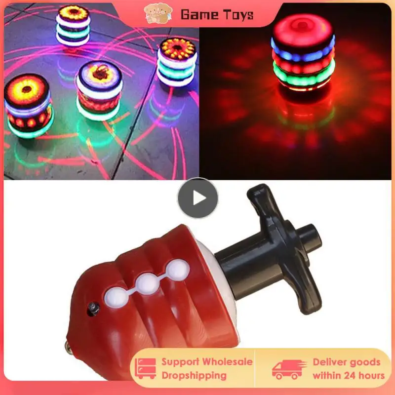 

Спиннинг Топ красочная вспышка Светодиодная лампа лазерный музыкальный гироскоп детская деревянная светящаяся ручная подсветка Классические игрушки Детский Рождественский подарок
