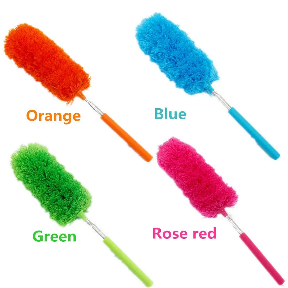 Feather Duster Telescopic Duster Brush Long Telescopic Feather Duster Magic Static Brush 80cm Extendable Portable Mini Durable Washable