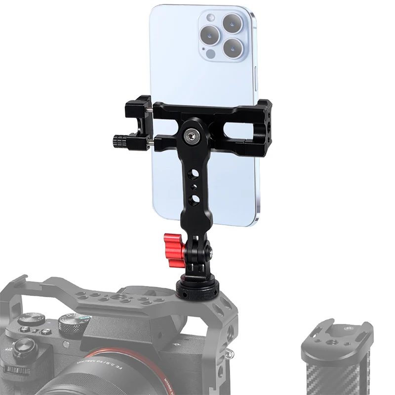 

Многофункциональный держатель для телефона с зажимом для горизонтальной и вертикальной съемки для смартфона