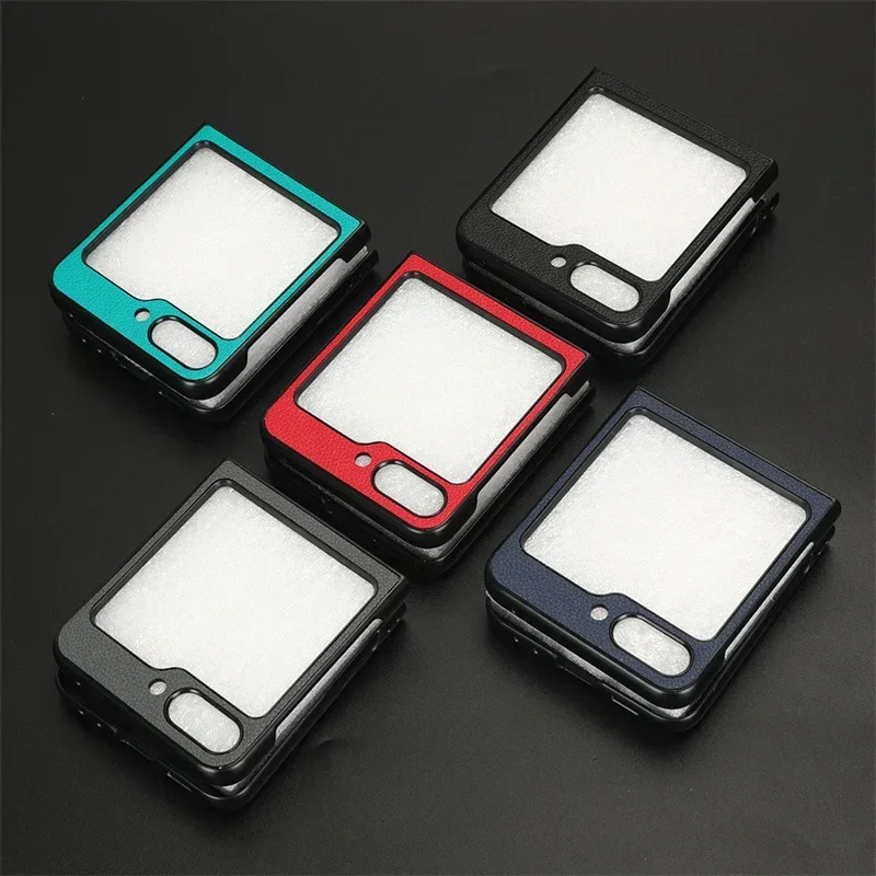 Leather Phone Case with Card Holder and Fall Protection Sleeve Cover