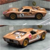KiNSMART Toy Car Model 1/32 1966 Ford GT40 MKII Racing Rally Alloy Diecast Miniature Vehicle Collection Gift For Children Boy 3