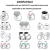 7Pcs /set for S12 Electric Breast Pump Replacement Accessory Silicone Horn Diaphragm Milk Collector Nursing Cup Duckbill Valves 5