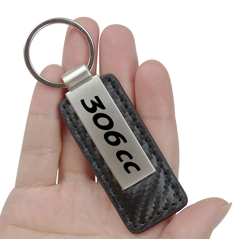 Car Key Chain Car Styling Car Emblem Key Chain For Peugeot 206CC 207CC 208CC 306CC 307CC 308CC GTI GT Line Sport Key Rings Auto Accessories car key chain