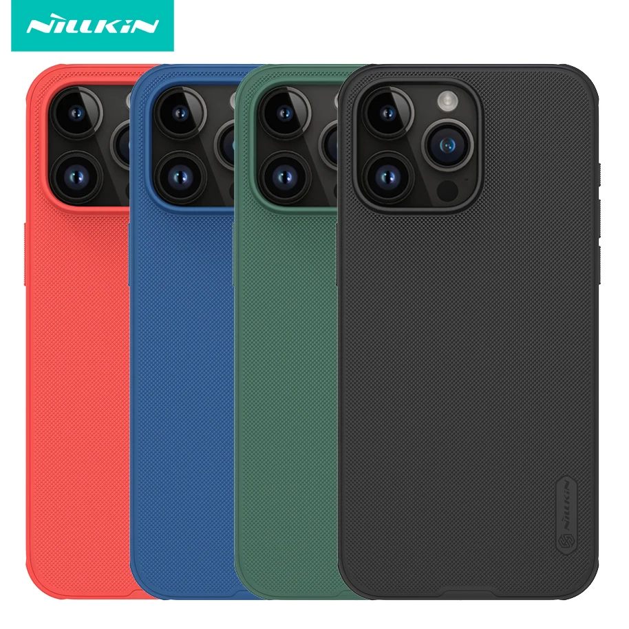 

NILLKIN case for iPhone 15 Pro Max Frosted Shield Pro Hard PC Matte back cover for iPhone 15 Pro/ iPhone 14 Pro Max case capa
