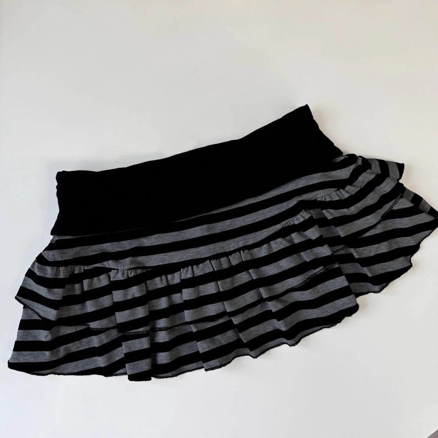 2026 New Women's Y2K Sexy Striped Color Block A-Line Mini Skirt Korean Japanese Streetwear Harajuku Niche Versatile Summer Skirt 6