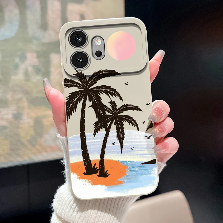Vintage Rose Anti-Fall Camera Protection Slim Phone Case