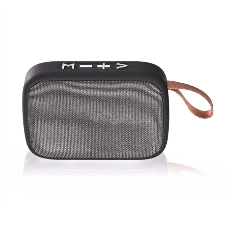 NipFabric-Mini haut-parleur portable compatible Bluetooth, barre de son sans fil, caisson de basses HiFi extérieur, prise en charge de la carte TF, radio FM 1