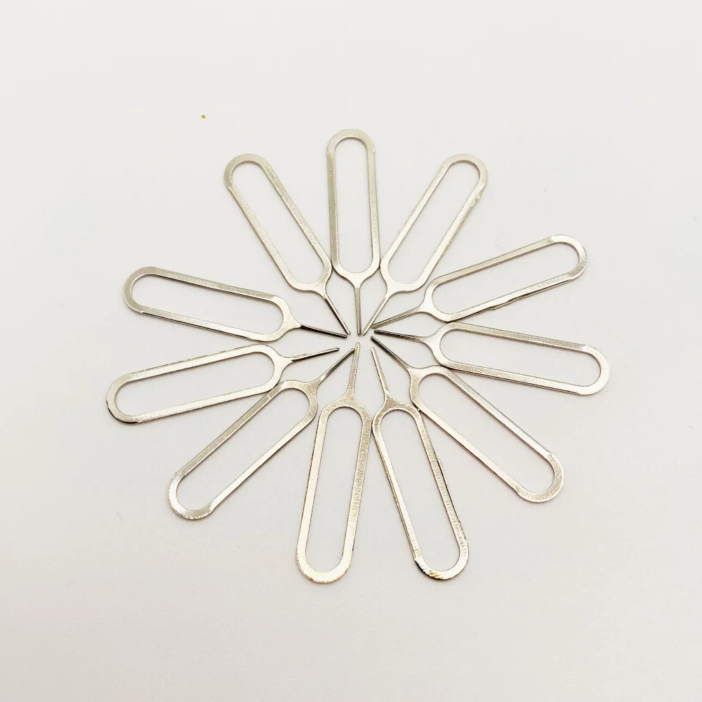 Mobile Phone Eject Sim Card Tray Open Pin Needle Key Tool for Universal Mobile Phone for IPhone 12 Samsung