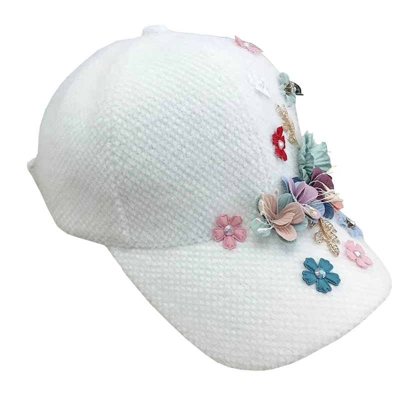 Golf Hat Autumn/Winter New Product Women's Outdoor Sports Hat Warm Duck Tongue Casual Versatile Plush Baseball