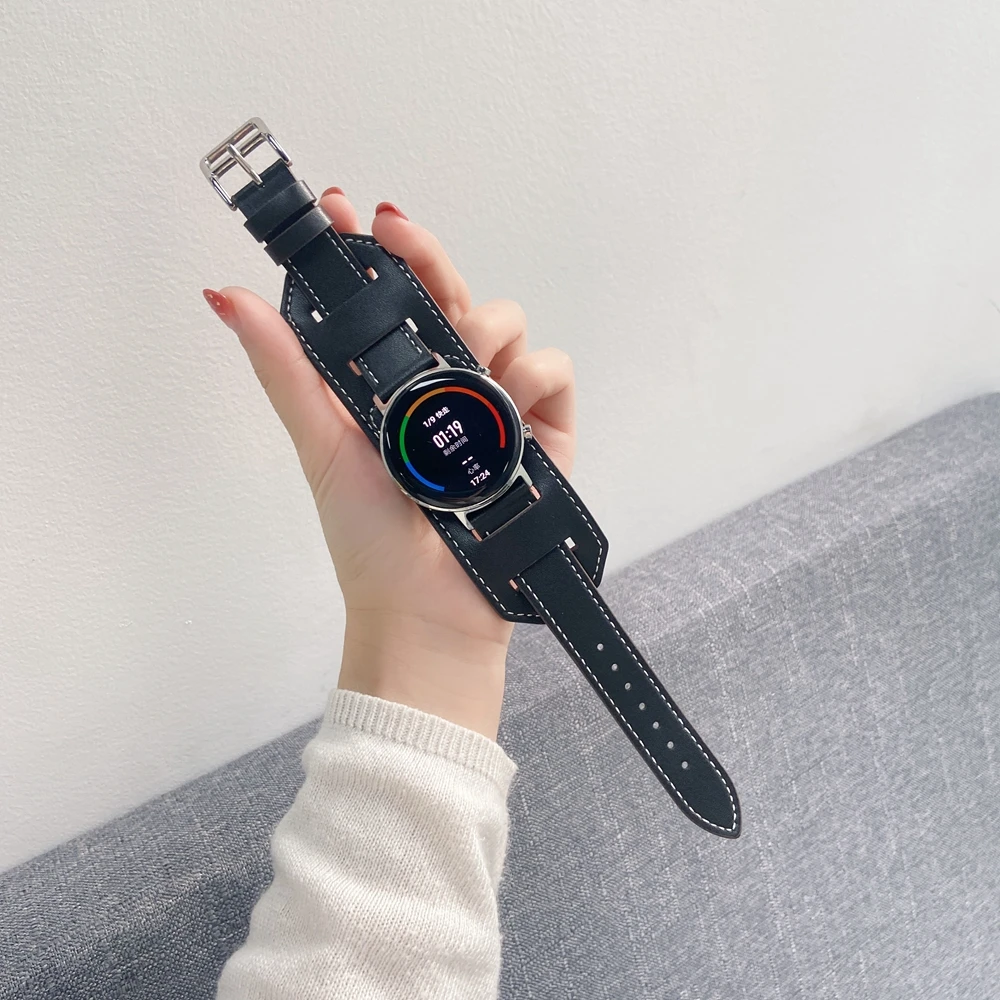 Premium Leather Watch Bracelet - Elegant Loop Band
