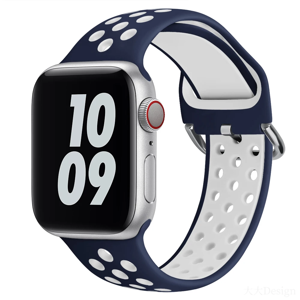 ตัวเลือกสินค้า สายซิลิโคนกันน้ำสำหรับ Apple Watch ทุกรุ่น