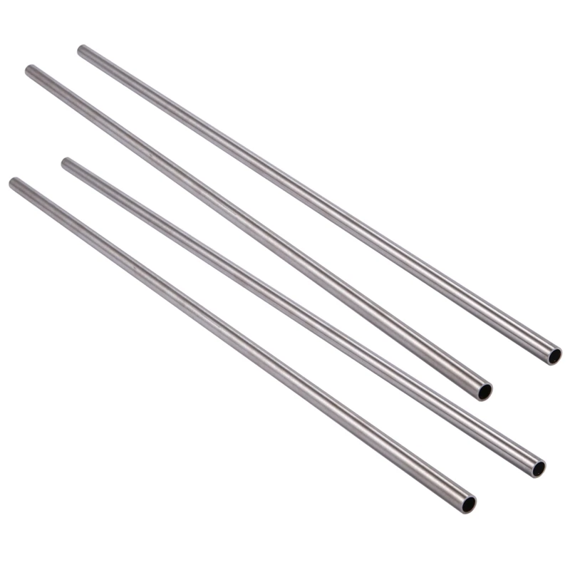 

4Pcs 304 Stainless Steel Capillary Tube Pipe OD 10Mm X 8Mm ID Length 500Mm