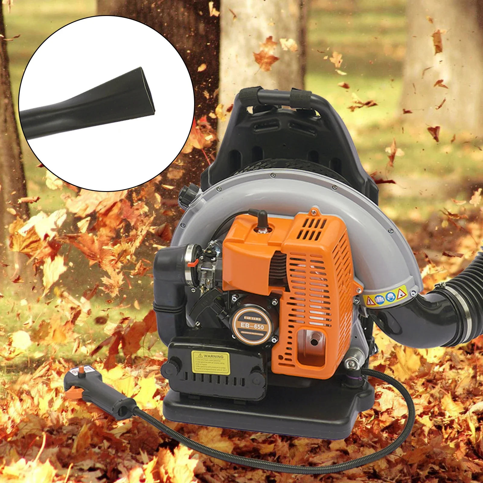 For 2-Stroke 65CC Gas Commercial Backpack Leaf Blower Powered Snow Blower Outdoor Yard Garden Grass Clean 5