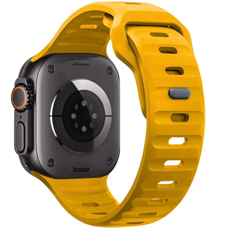 Premium Sports Silicone Strap for Apple Watch - Durable and Comfortable Watchband Accessory