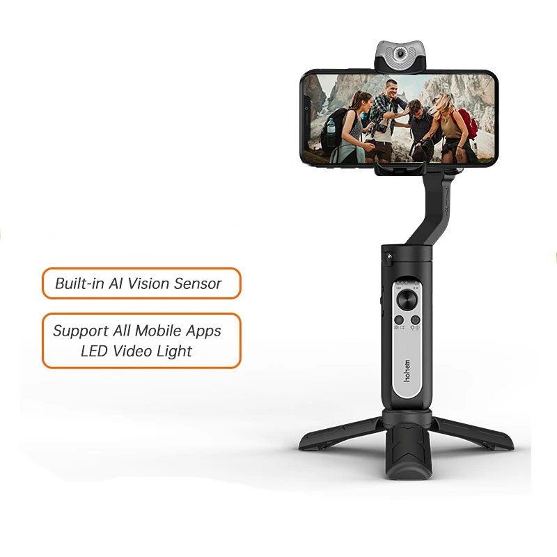 

V2 V 2 X 3 Axis Handheld Stabilizer Smart Anti-shake Selfie Stick forSmartphone Action Camera gopro hero