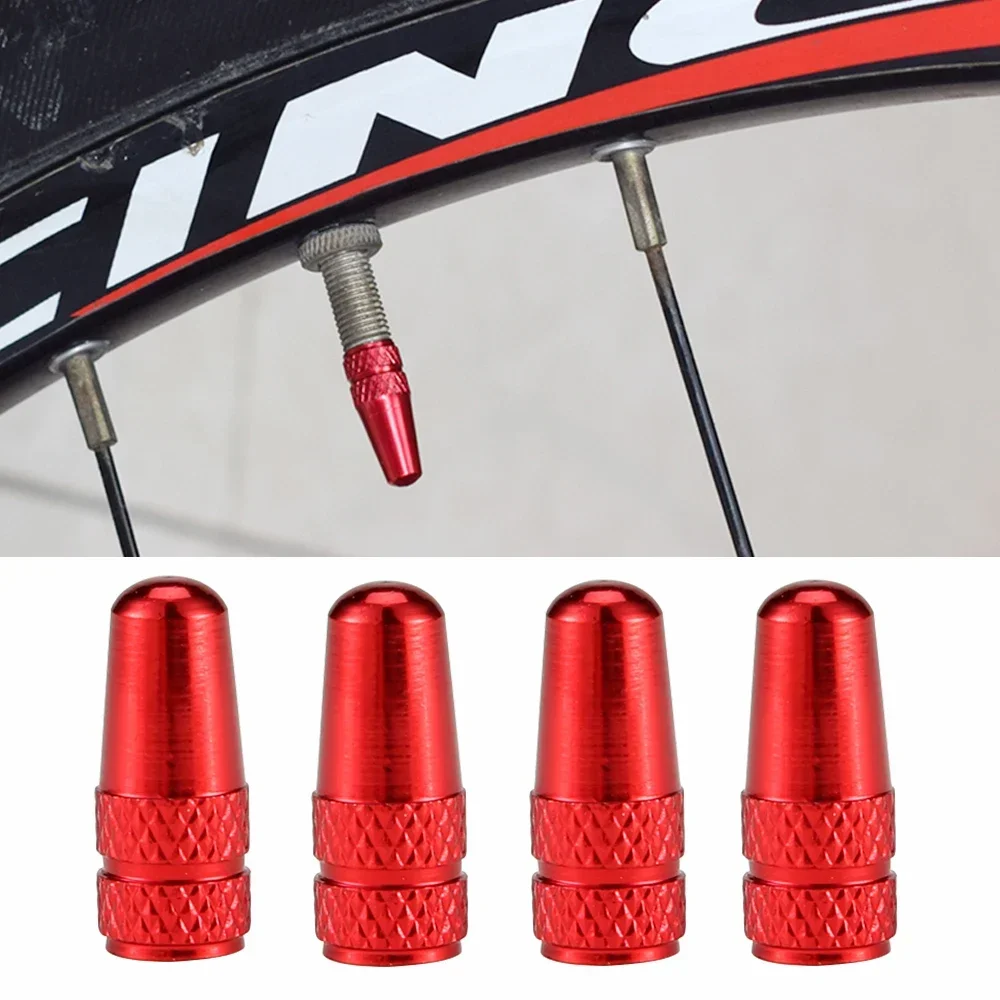 4PCS Aluminium Legierung Presta Ventil Kappen Für Rennrad MTB Track Racing Fahrrad Reifen Französisch Ventil Rad Rohr Abdeckungen – Detail 14