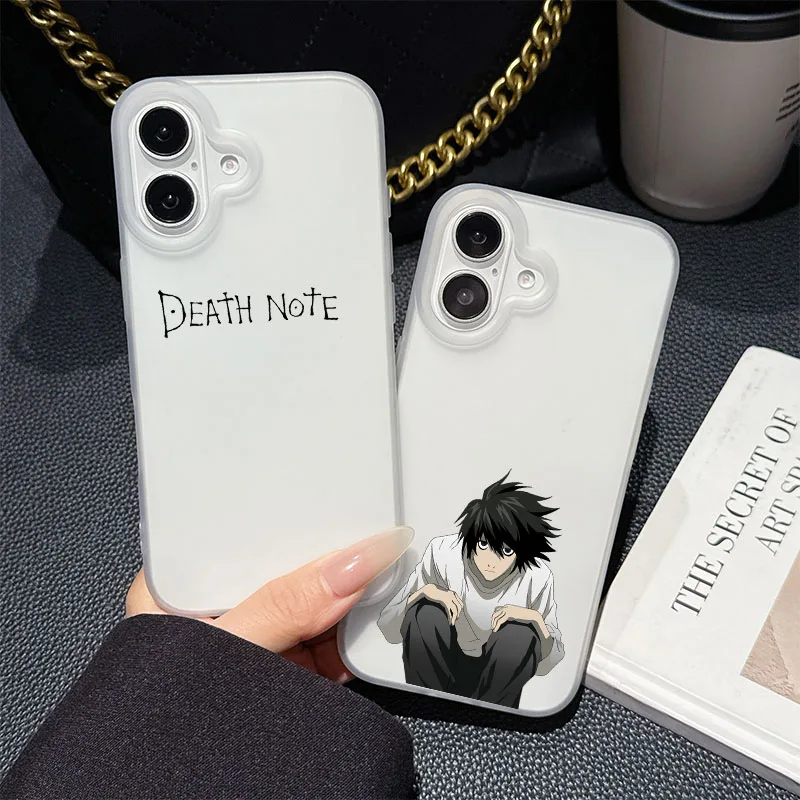 Death Note Character Pattern Soft Phone Case Cover