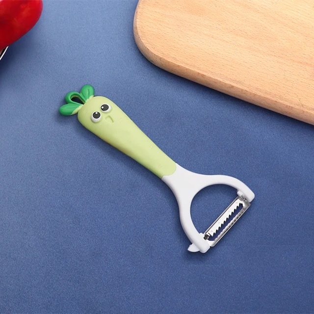 Cute Kitchen Creative Fruit Vegetable Peeler Cartoon Cute Plastic Stainless  Steel Convenience Kitchen Accessories Utensil Gadget - AliExpress