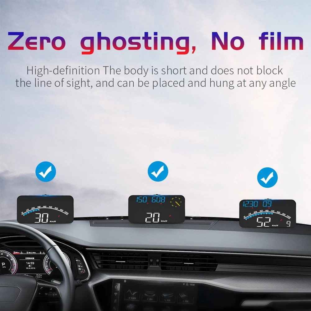   ÷   ӵ  溸 ڵ GPS HUD  ,   , 5.5 ġ