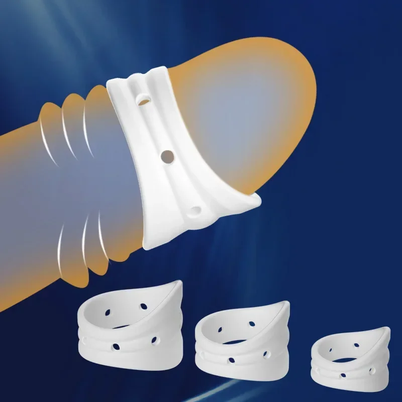 Penis Ring Male Foreskin Corrector Silicone Cock Rings Sex Toys for Men Delay Ejaculation Glans Stimulation Adult Products