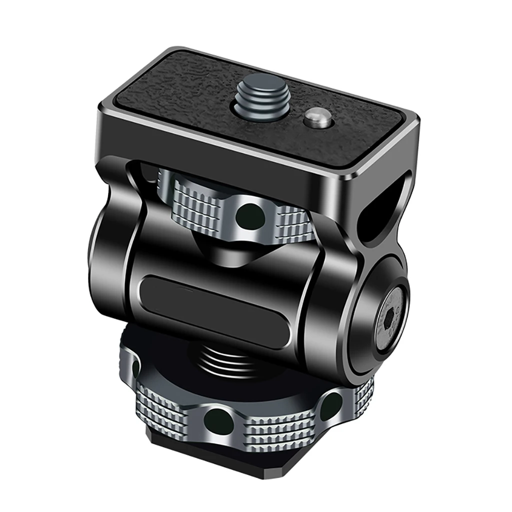 Monitor Holder Cold Shoe Mount with 1/4 Arri Screw for DSLR Camera
