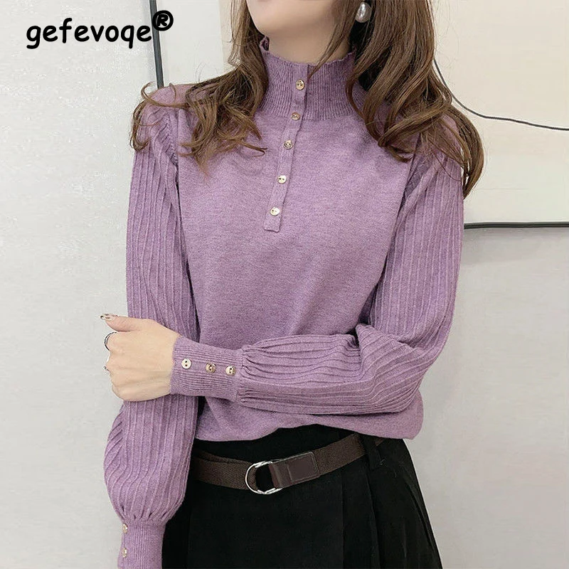 Maglione Donna Cashmere Collo Alto | Autunno Inverno, Lavorato A Maglia | Oversize Comodo E Caldo