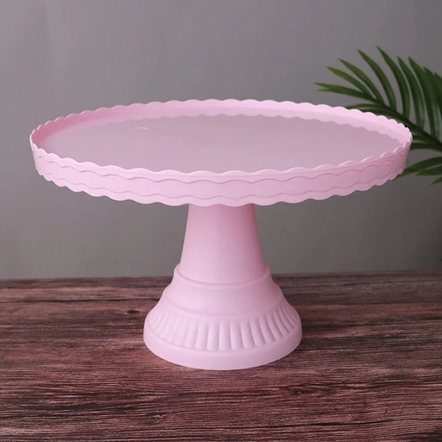 Plastic Cake Stand Display Rack Wedding Decoration Birthday Cake Tray Dessert Cake Tools Desktop Tray 3