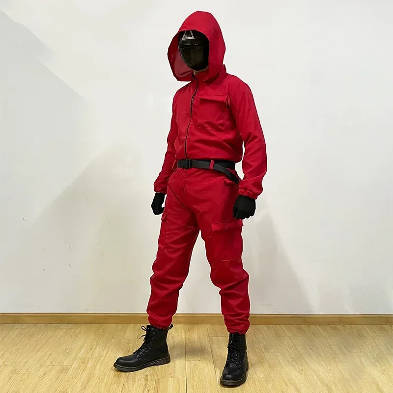 Squid Game Red Guard Uniform Cosplay Costume