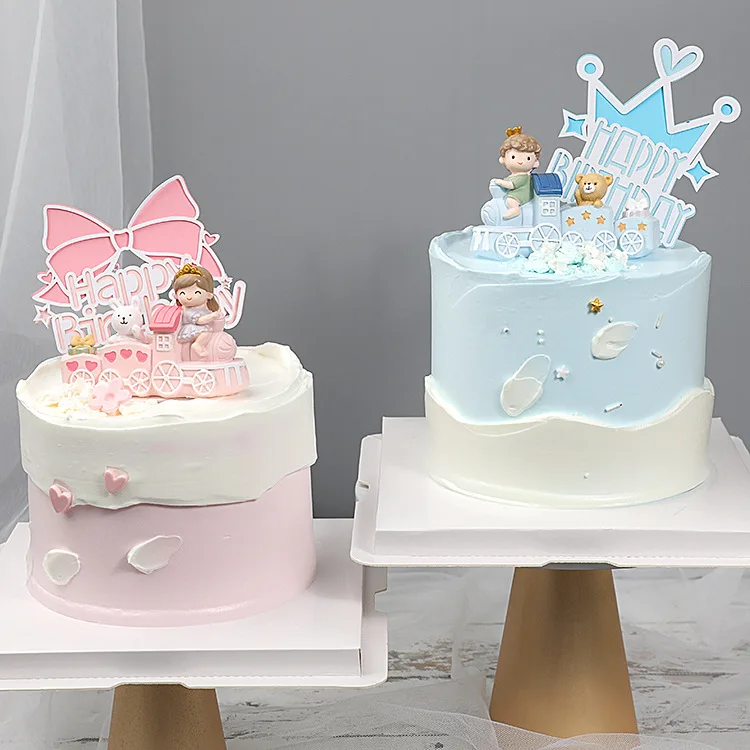 Décoration Anniversaire 4 Ans Fille - Set De 2 Pièces : Couronne Et Drapeau à Thème Princesse