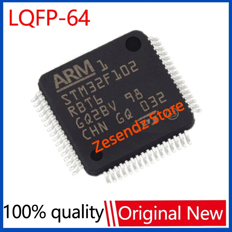 

100% Original Stock STM32F102RBT6 LQFP64 Microcontroller chip LQFP-64 32F102RBT6