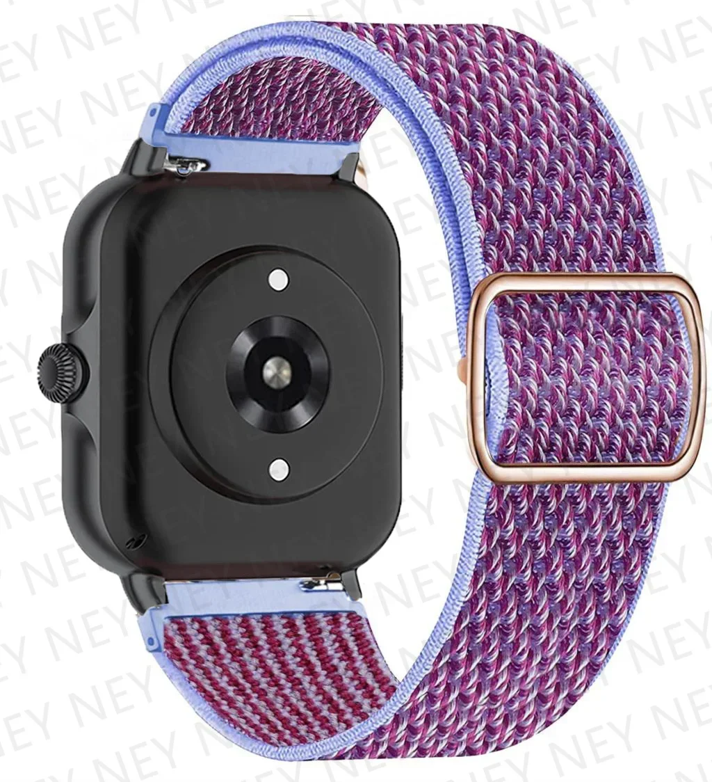 Elastic Shiny Nylon Band, 20mm/22mm, Universal Fit