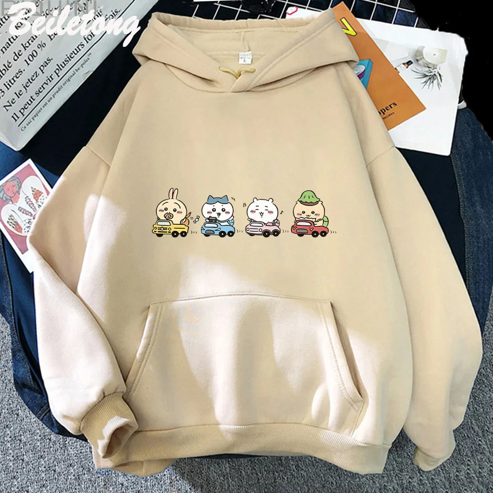 

Chiikawa Graphic Hoodies Kawaii Anime Woman Man Winter Manga Spring/Autumn Oversized Hip Hop Harajuku Sweatshirt Sudaderas