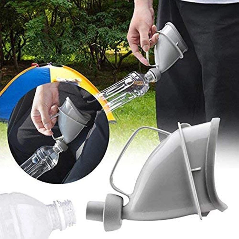 Outdoor Portable Urinal for Adult Urinal Unisex Potty Pee Funnel Peeing Standing Man Woman Portable Toilet Emergency Supplies portable urinal